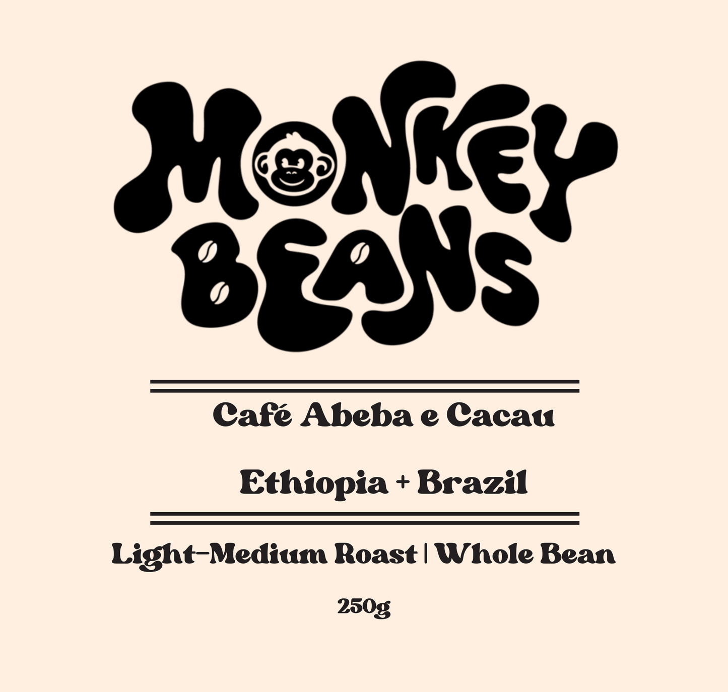 (Limited Edition) Café Abeba e Cacau Ethiopia Limu and Santos Cerrado Blend Coffee Beans 250g/500g/1kg