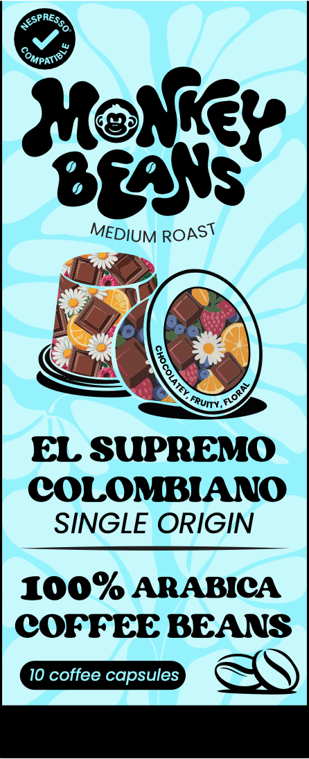 El Supremo Colombiano Nespresso®️ Compatible Coffee Capsules 100% Arabica Coffee Colombia Supremo Coffee