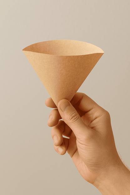 V60 Coffee Paper Filter V01/V02 Unbleached Coffee Strainer (50PCS)