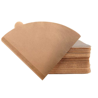 V60 Coffee Paper Filter V01/V02 Unbleached Coffee Strainer (50PCS)