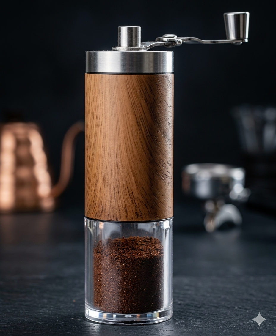 Monkey Beans Manual Coffee Grinder for Whole Beans